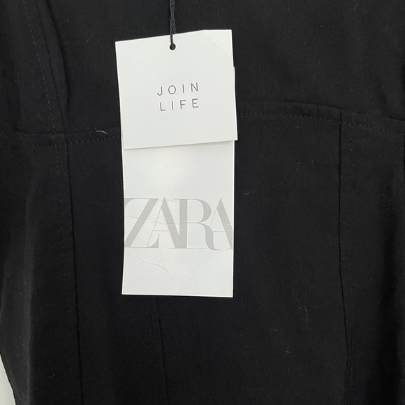 💜NWT ZARA LINEN BLEND DRESS SS21 - Picture 3 of 9